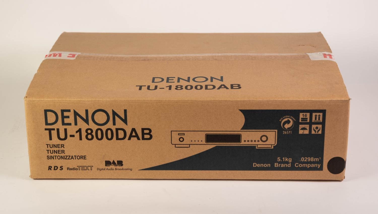 AUDIO EQUIPMENT. A SONY, CD compact disc recorder RCD-W100 (boxed), a Denon Tuner TU-1800DAB ( - Image 2 of 2