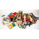 THREE PALITOY CIRCA 1964 ACTION MAN FIGURES WITH FULL SET OF DEEP SEA DIVERS EQUIPMENT AND
