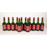 TWELVE 70cl BOTTLES OF HARVEYS - CLUB AMONTILLADO MEDIUM DRY SHERRY  in related cardboard box (12)