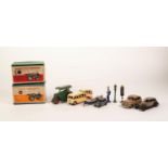 DINKY SUPERTOYS BOXED DUMPER TRUCK No. 562, WITH DRIVER, chips to high spots, blue and pictorial box