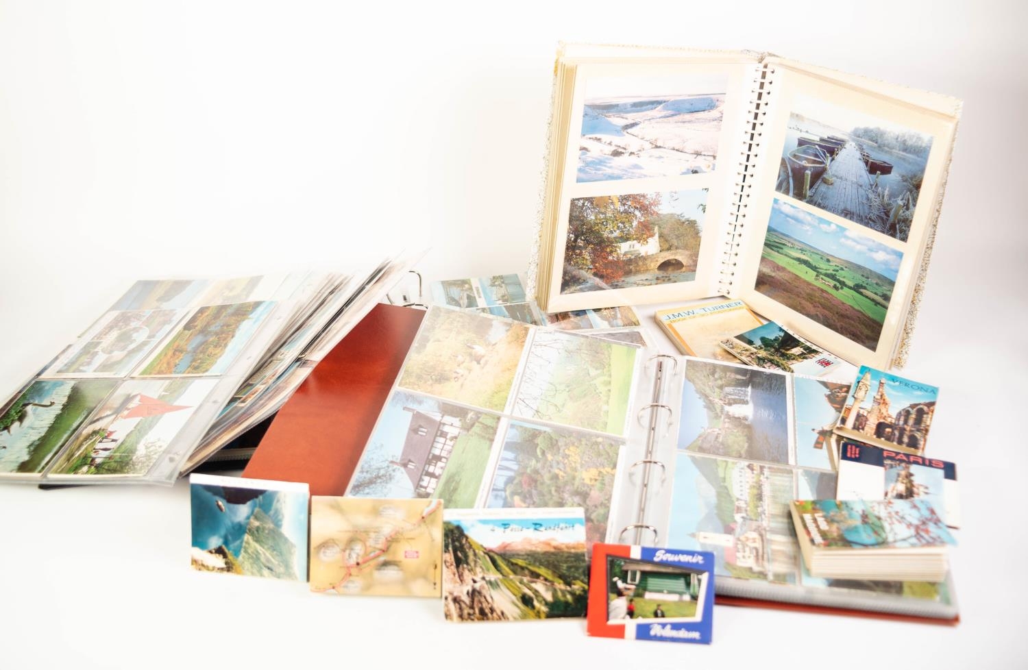 GOOD SELECTION OF CIRCA 1970's AND LATER COLOUR PHOTOGRAPHS, MAINLY G.B. HOLIDAY GREETINGS CARDS,