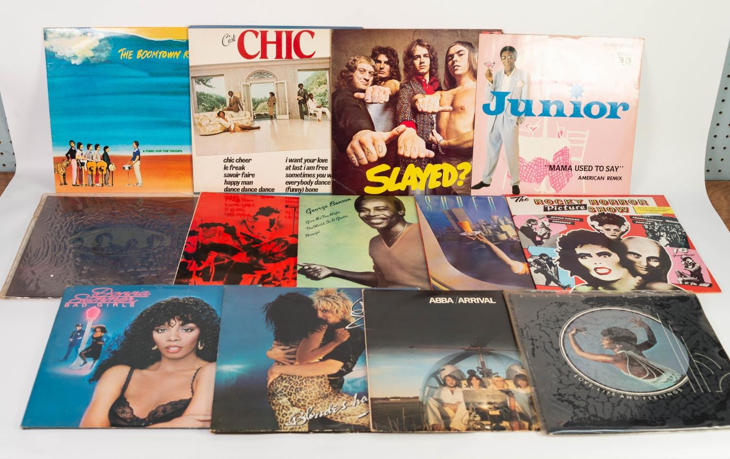 VINYL RECORDS. A large selection of mixed genre albums, various artist to include Mac and Katie