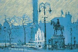 ROLF HARRIS (b.1930) ARTIST SIGNED LIMITED EDITION COLOUR PRINT ?Trafalgar Square?, (61/95), with