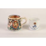 DAME LAURA KNIGHT, CORONATION OF KING GEORGE VI AND QUEEN ELIZABETH ROYAL COMMEMORATIVE POTTERY MUG,