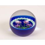 CAITHNESS GLASS LTD., SCOTLAND, PAPERWEIGHT, limited edition Millennium Bouquet, incised to the flat