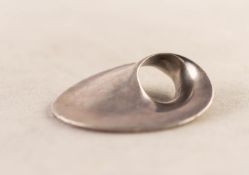 GEORG JENSEN SILVER TURUN CONTINUOUS SCROLL PENDANT, no 374