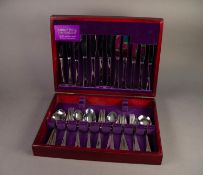 MODERN THIRTY EIGHT PIECE CANTEEN OF ARTHUR PRICE STAINLESS STEEL CUTLERY FOR SIX PERSONS, with