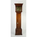 LATE EIGHTEENTH CENTURY OAK LONGCASE CLOCK SIGNED ROB(ER)T FROST, NOTTINGHAM, the 12? Roman brass