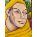 GOLDA ROSE (1921-2016) OIL ON CANVAS The Knowing?, female portrait Signed, titled and dated Feb 1987
