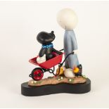 DOUG HYDE (b.1972) LIMITED EDITION RESIN SCULPTURE ?Daisy Trail?, (5/95), with certificate 11 ¼? (