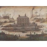 AFTER L.S. LOWRY FIVE UNSIGNED COLOUR PRINTS ?An Island? Unframed and unmounted 16 1/2in x 22 ½in (