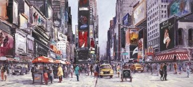 HENDERSON CISZ (b.1960) ARTIST SIGNED LIMITED EDITION COLOUR PRINT ?New York Central?, (67/195),