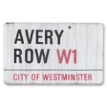 Avery Row W1