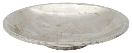 A mid 20th century Norwegian .830 silver shallow dish