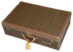 A Louis Vuitton 'Bisten' Monogram leather hard suitcase