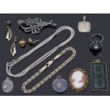 A collection of jewellery