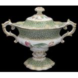 A Copeland & Garrett late Spode Felspar porcelain pedestal sauce or cream tureen c.1835