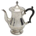 A George V small silver coffee pot