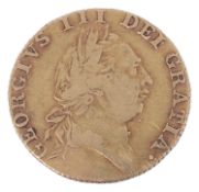 A 1787 George III guinea gold coin