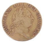 A 1787 George III guinea gold coin