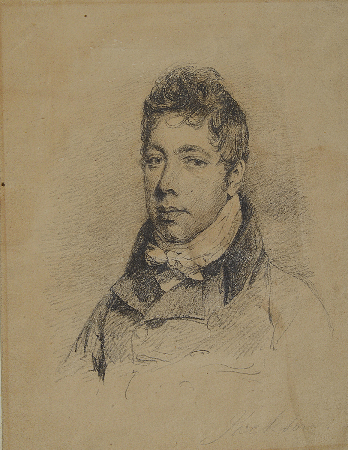 An interesting early 19th century album of watercolours, pencil sketches and verse c.1820s - Image 6 of 8