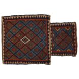 A Persian tribal flatweave salt bag