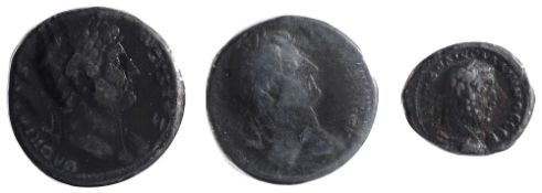 Hadrian AE SestertiusRome, Struck 126-127 ADHADRIANVS AVGVSTVS, laureate bust to right, slight