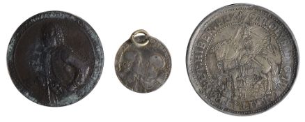 Admiral Vernon Medal1739.Commemorating victory at the Battle of Porto Bello: Vernon facing forward