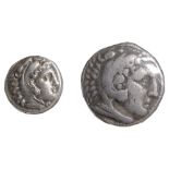 Macedon Alexander III Silver Tetradrachm336-323 BCHead of Herakles facing right, wearing a lion-skin