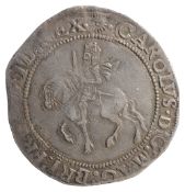 Charles I (1625-49) silver half crown Tower Mint under Parliament (1642 - 49) mint mark Sun over Eye