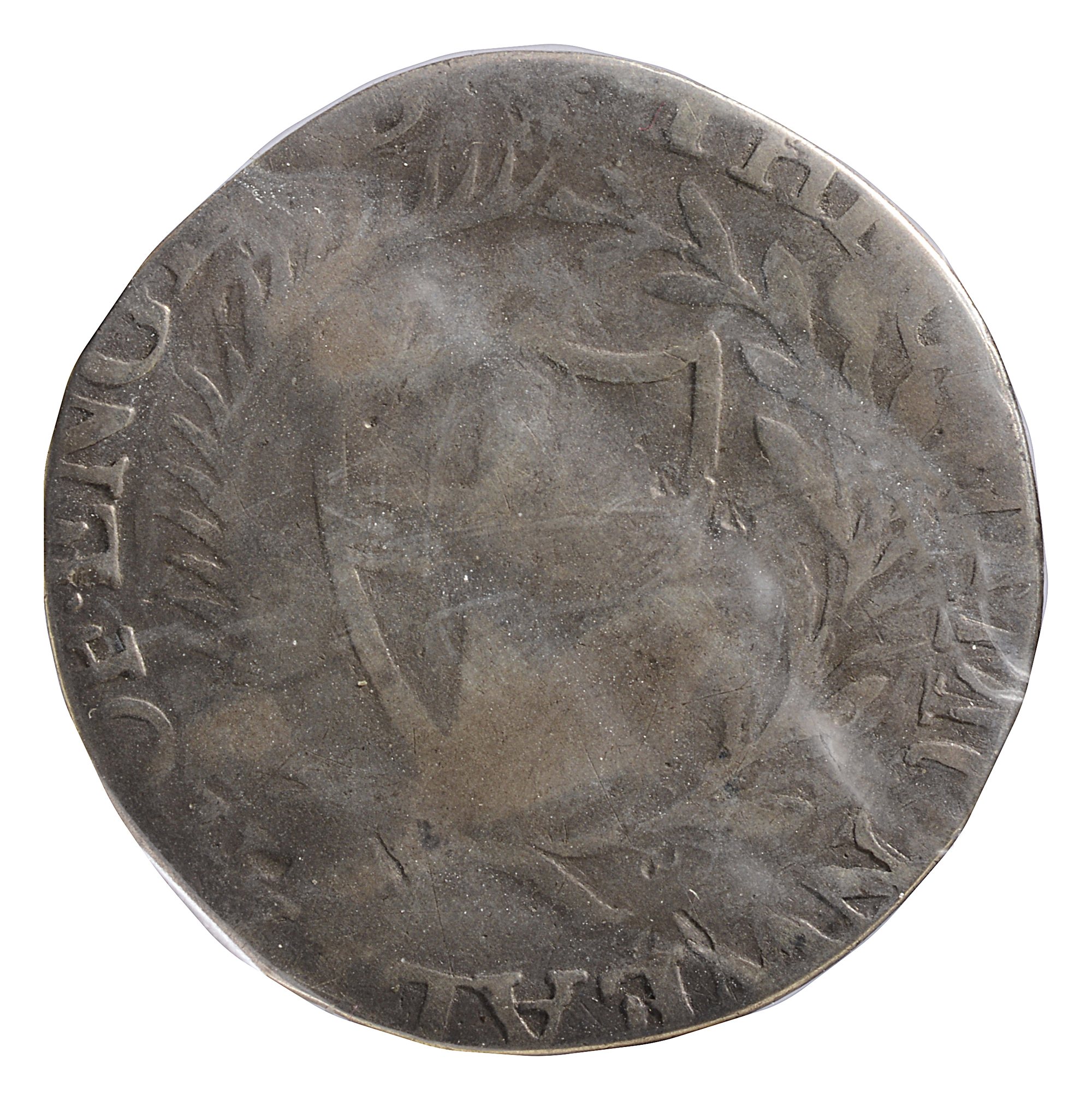 Commonwealth Silver Shilling1652.THE COMMONWEALTH OF ENGLAND, Shield of St. George in wreath of palm - Image 2 of 2