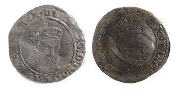 Henry VIII (1509-1547) silver groats, issued posthumously during the reign of Edward VI.first