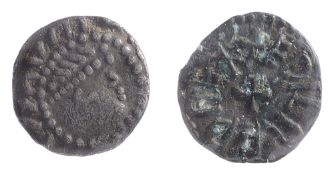 ANGLO-SAXON, Silver Sceat (c.680 -710), and Aethelred I Sceatta (2nd reign)First diademed bust right