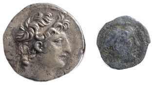 The Seleucid Kingdom, Antiochos VIII Silver Tetradrachm121-96 BCDiademed head of Antiochus VIII to