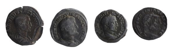 Maximus AE SestertiusRome, Struck 235-236 ADC IVL VERVS MAXIMVS CAES: Bust of Maximus, bare-