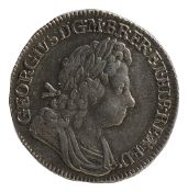 George I Silver Shilling1723South Sea Company issue, first laureate and draped bust right, Latin