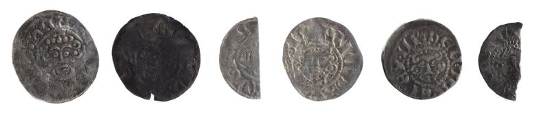 Plantaganet, John (1199-16) and Henry III (1216-1272) silver short and long cross penniesfirst,