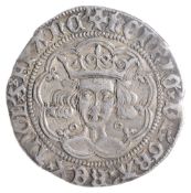 Plantagenet Henry VI (1421-1461), silver Groat, 1422-1430, Calais, annulet issue, hEnRIC'xDI'xGRA'