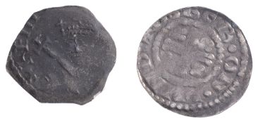 PLANTAGENET. Henry II. 1154-1189. silver Penny Cross and Crossletfirst (Tealby) type; class A. and a