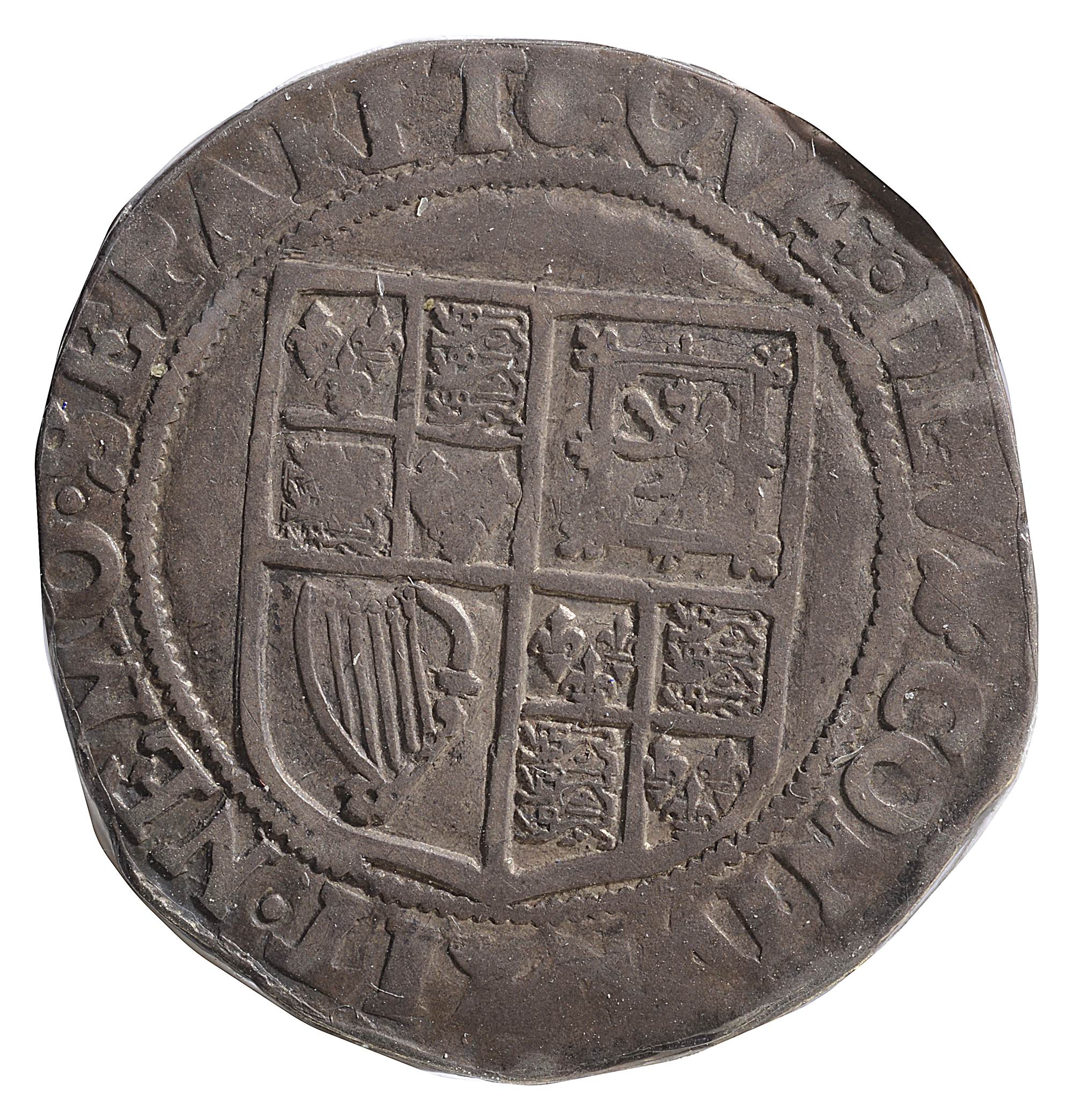 James I (1603-1625) silver shilling second coinage mint mark roseIACOBVS D G MAG BRIT FRA ET HIB REX - Image 2 of 2