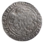 Plantagenet Edward IV first reign (1461-70), silver groat Coventry Mint, light coinage,EDWARD DI GRA