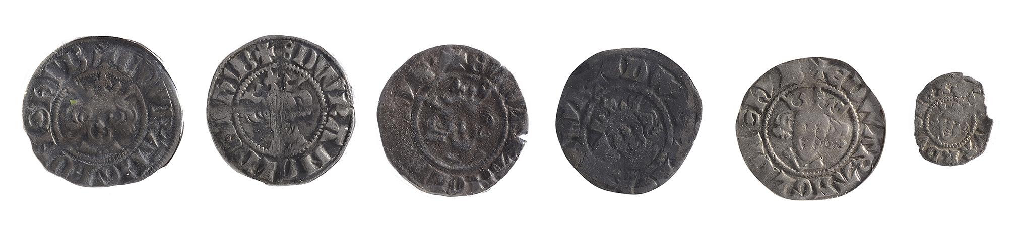 Plantaganet, Edward I (1272-1307) silver long cross penniesfirst Class 10cf Canterbury Long Cross
