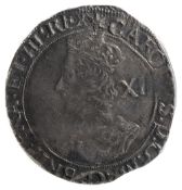 Charles I (1625-49) silver shillingfirst mint mark star (1640-41) CAROLUS D G MAG BRI FR ET HIB REX,