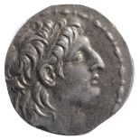 The Seleucid Kingdom, Antiochos VII Euergetes Silver Tetradrachm138-129 BCDiademed head of Antiochos