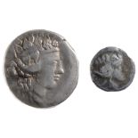 Islands off Thrace, Thasos Silver Tetradrachm2nd Century BCWreathed head of young Dionysos right /
