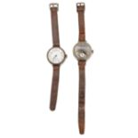 Two W.W.I gentleman's Trench style wristwatches