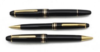 Mont Blanc Meisterstuck pens and propelling pencil