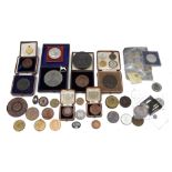 Collection of 19th c. and later commemorative and prize medals; others