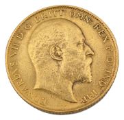 Edward VII half sovereign, 1909