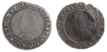 Two Elizabeth I (1558-1603) silver coins